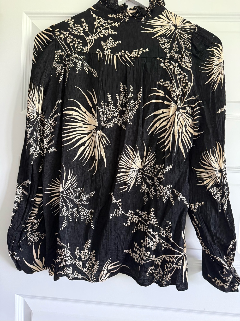 ba&sh Eda Ruffle Collared Blouse - Picture 11 of 15